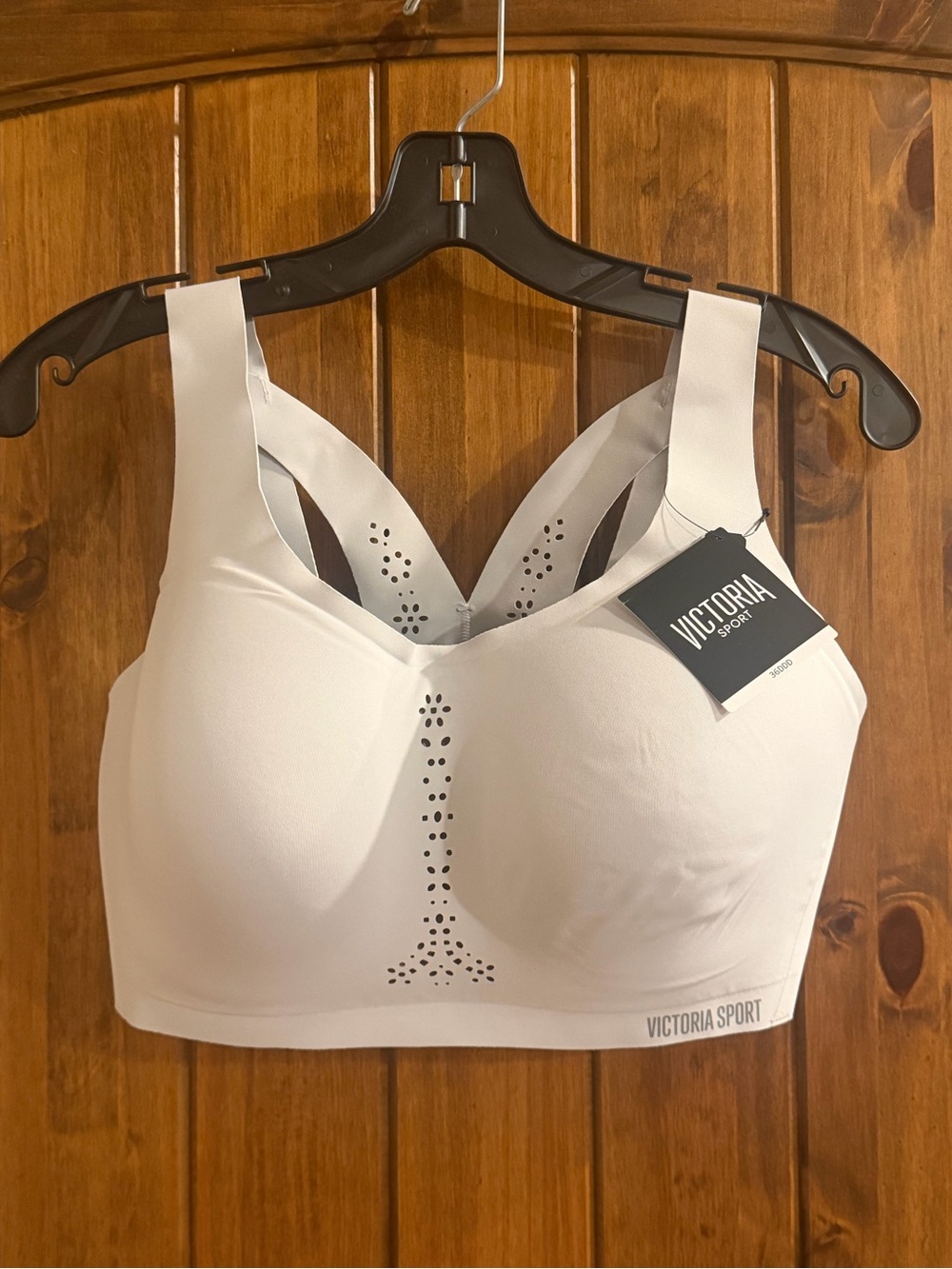 Light Gray High Support Seamless Sports Bra